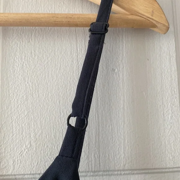 ASOS Navy Dress With Lace Up Detailing - Picture 9 of 10